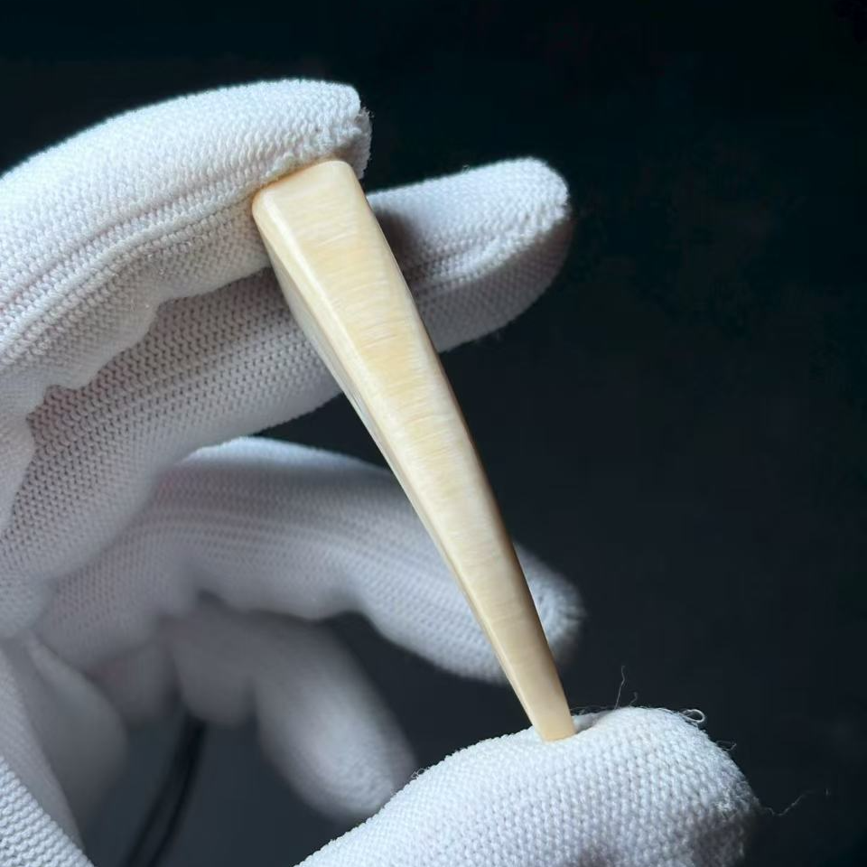 丰骨「猛犸象牙·牙尖」Y338  58*17mm 材质保真 假一罚四