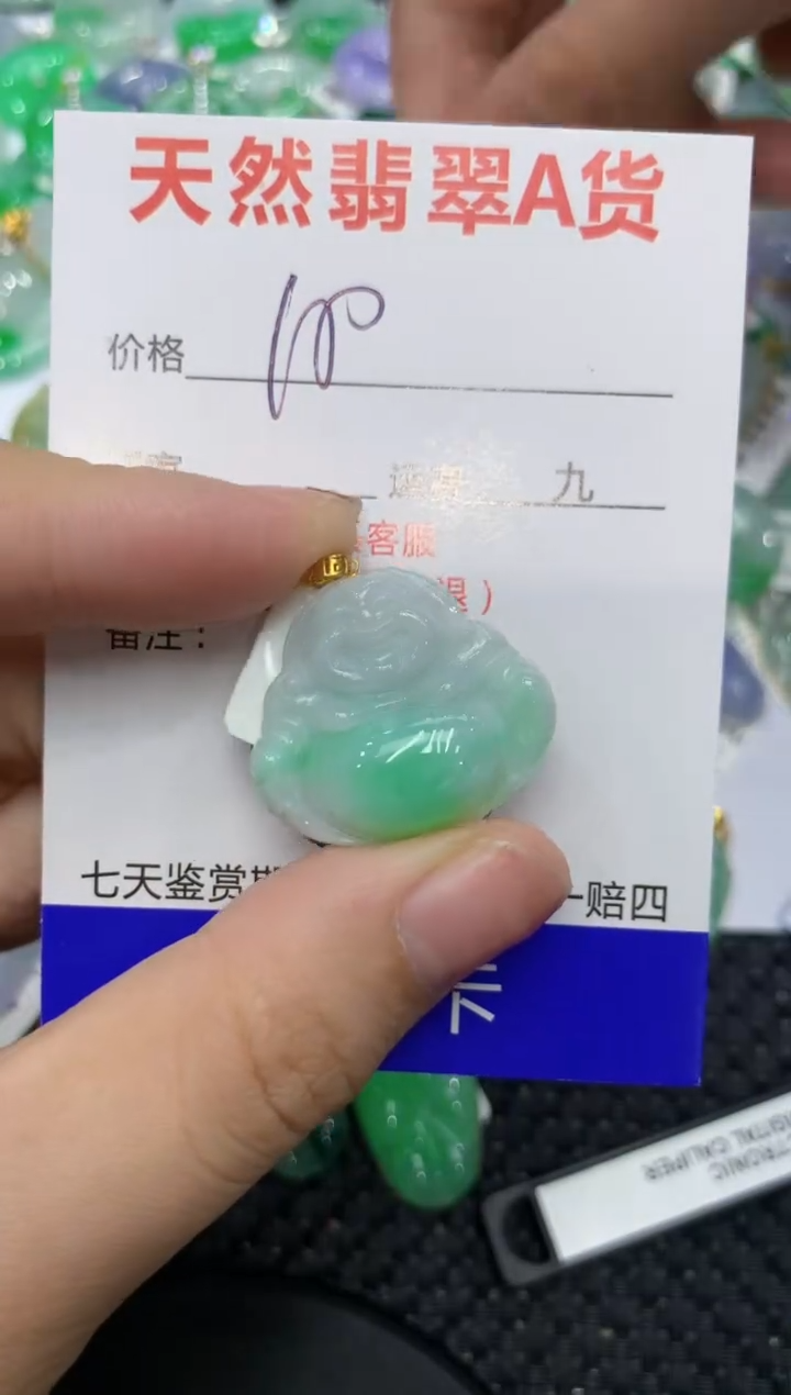 【闪购商品】翡翠颈饰18K金镶嵌111111111
