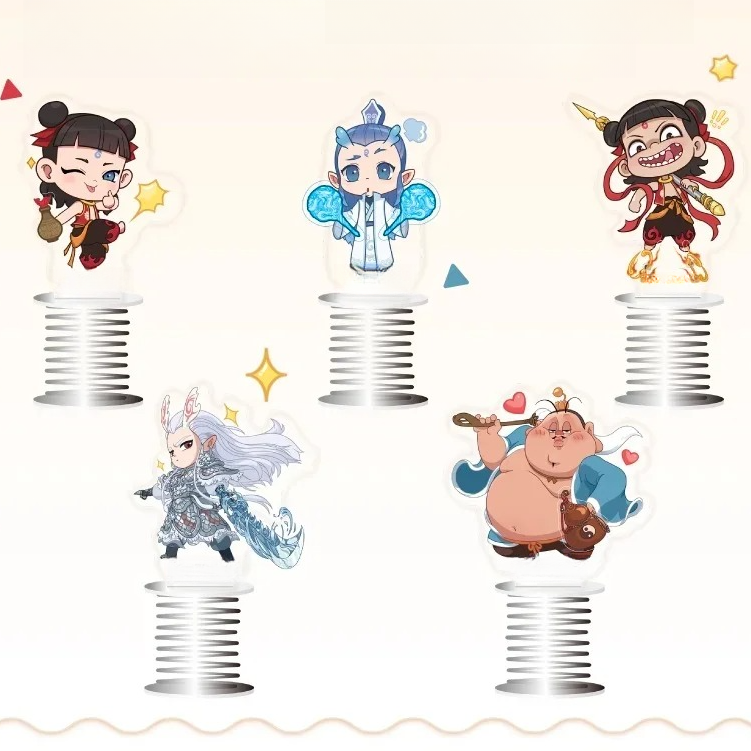 小红书同款哪吒周边哪吒敖丙亚克力立牌钥匙扣高颜值同人谷子立牌