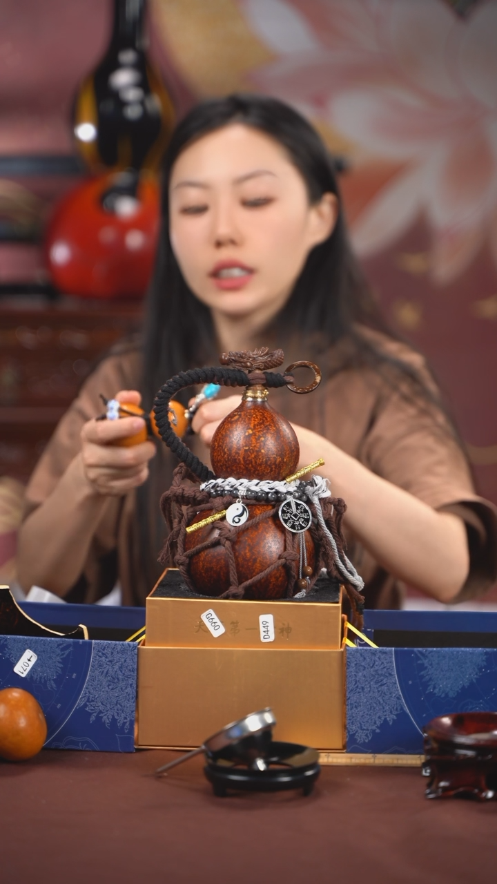 【闪购商品】033号500ml左右非遗漆器酒葫芦