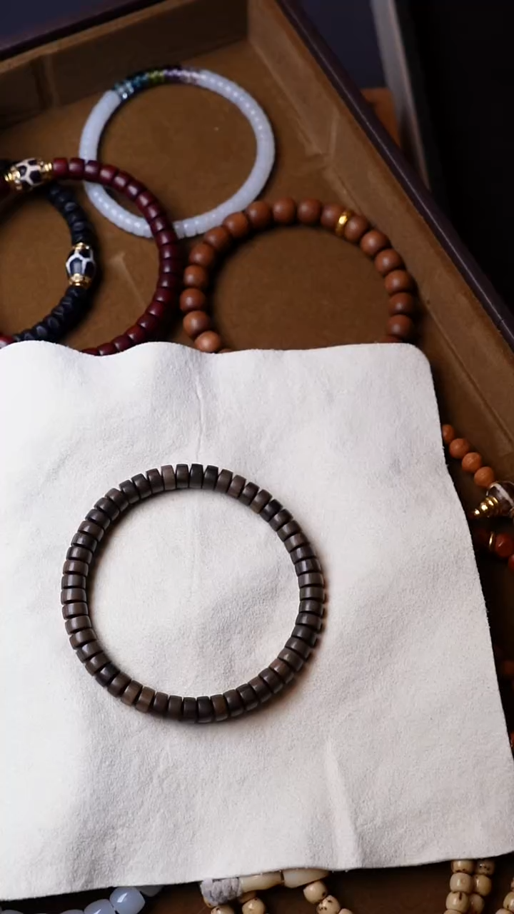 檀香木手串/手链阴沉老山檀香药片7mm