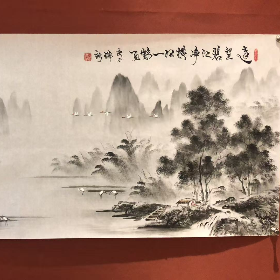 远望碧天静 谢瑞新作品