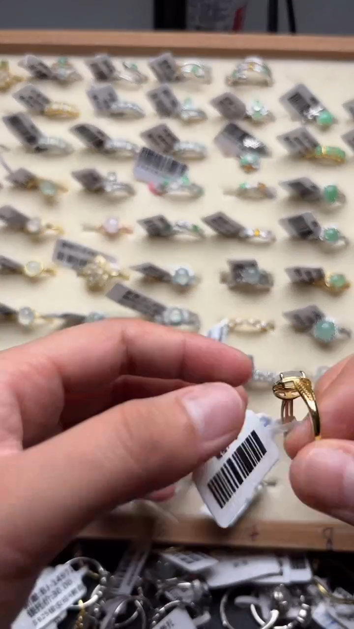 【闪购商品】翡翠戒指银S925镶嵌缅甸A货翡翠S925银镶嵌