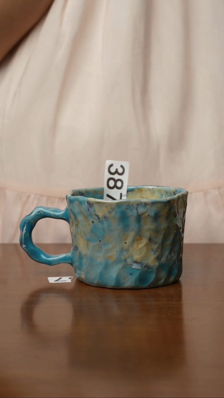 杯子387景德镇手工颜色釉杯子
