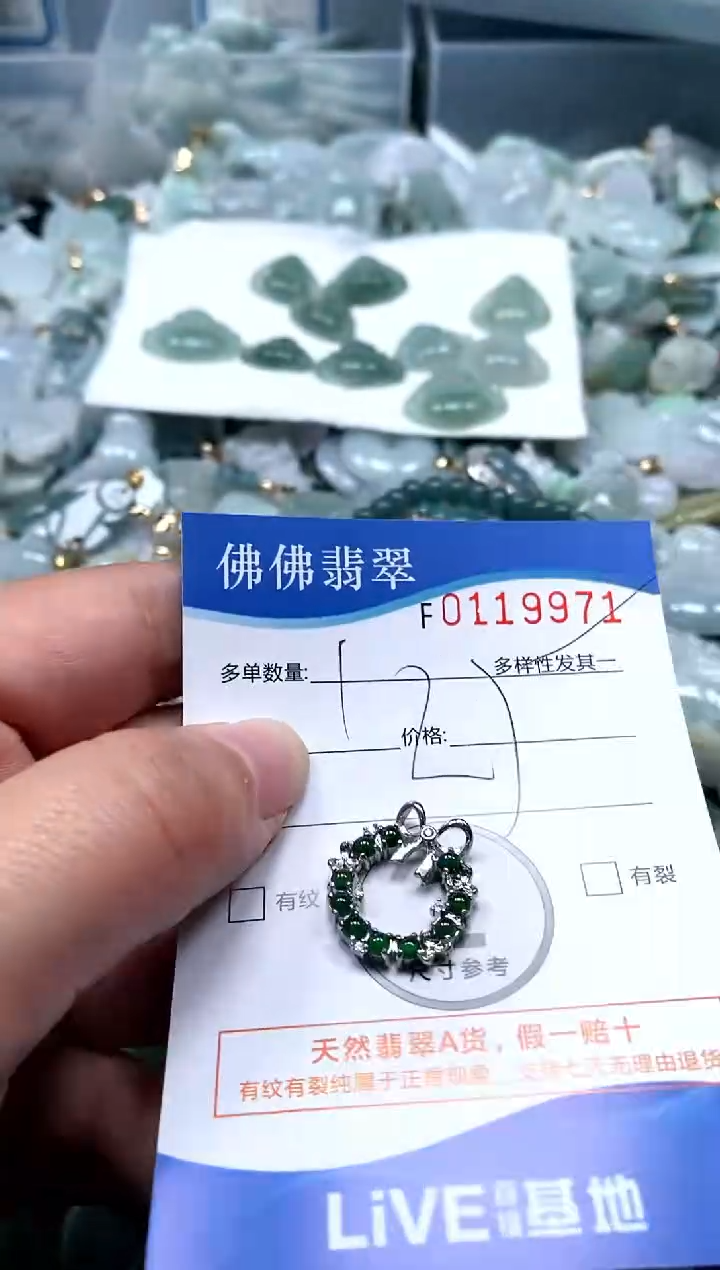 【闪购商品】翡翠颈饰未镶嵌闪购商品0119971