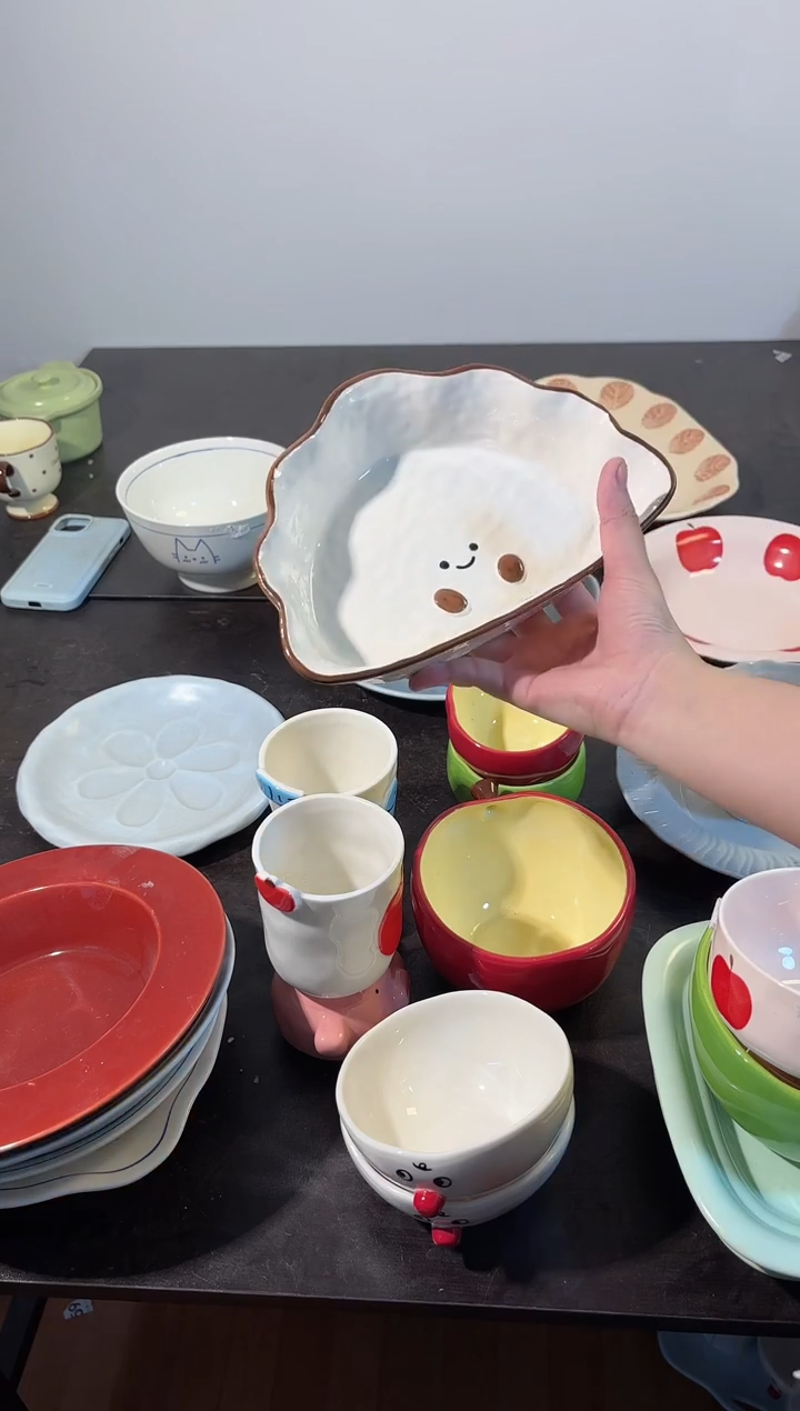 陶直播微瑕饺子盘*1