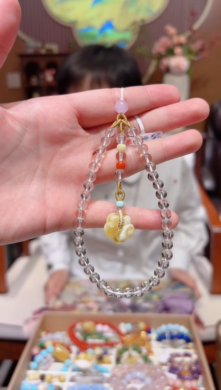 【闪购商品】水晶手绳未镶嵌设计款珠串多样性发货其一