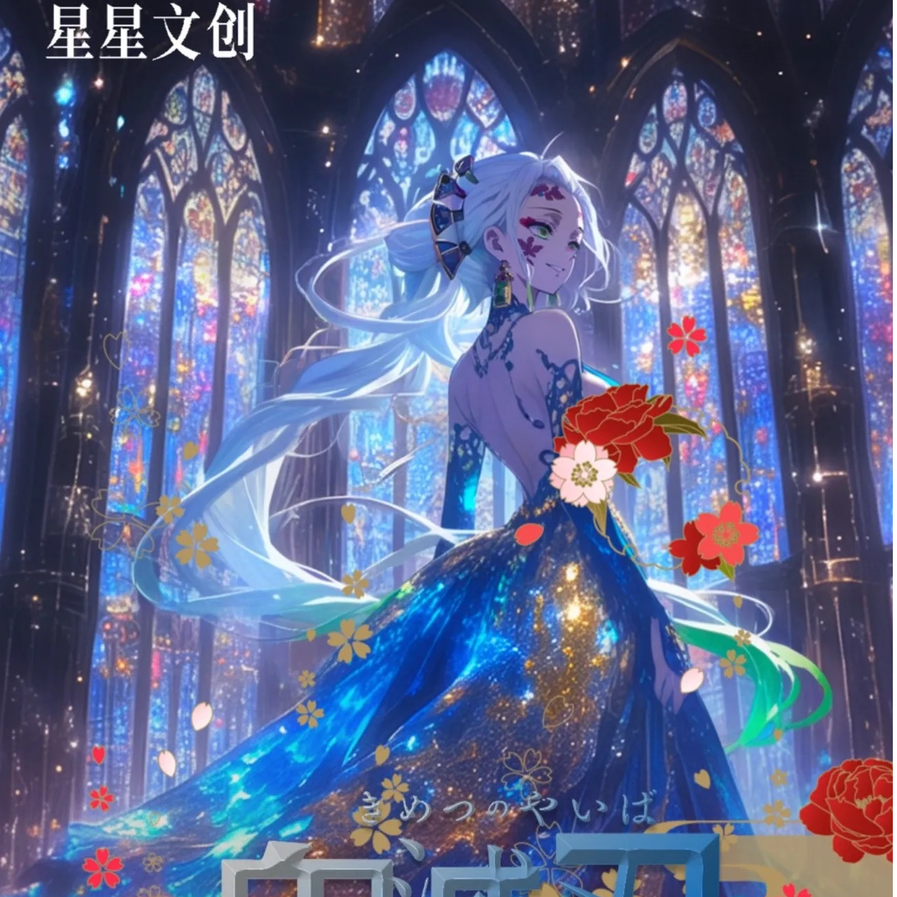 【强取大转盘】星星文创 鬼灭之刃 第三弹 同人二创收藏色纸【代拆】