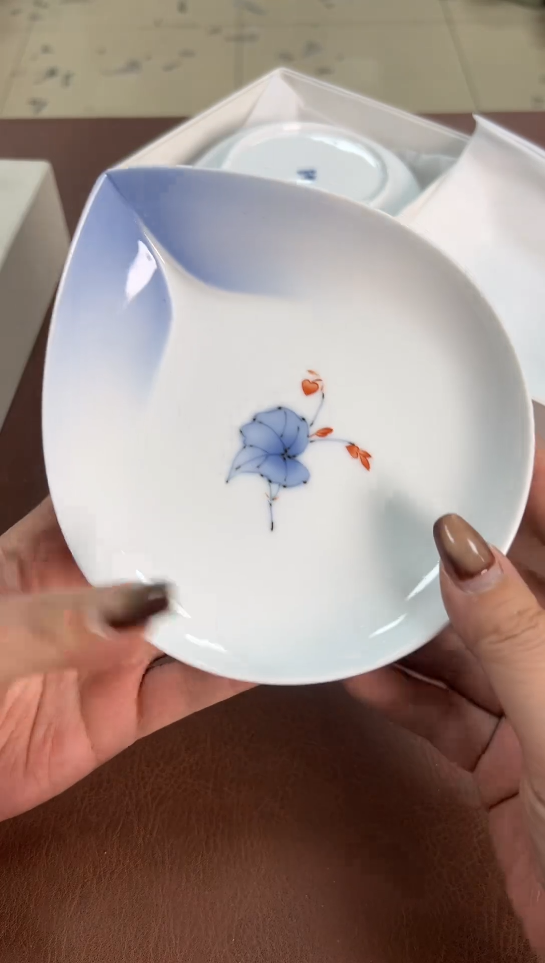 瓷片香兰五只 瓷器瓷器瓷器瓷器