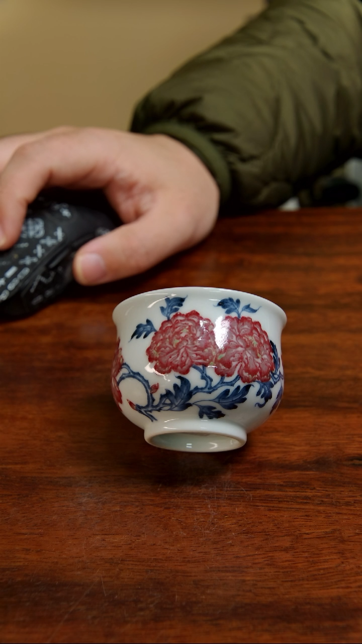 杯子瓷景德镇纯手工杯子