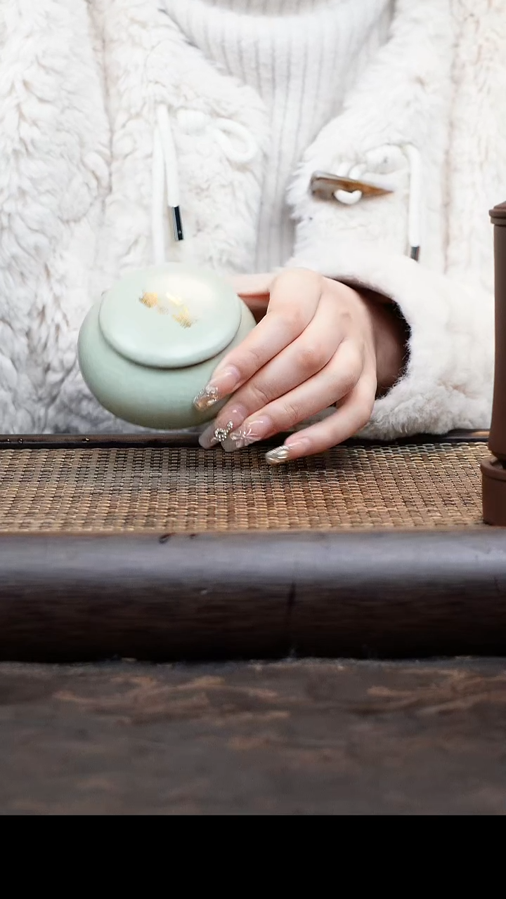 【闪购商品】紫砂茶杯青瓷茶叶罐