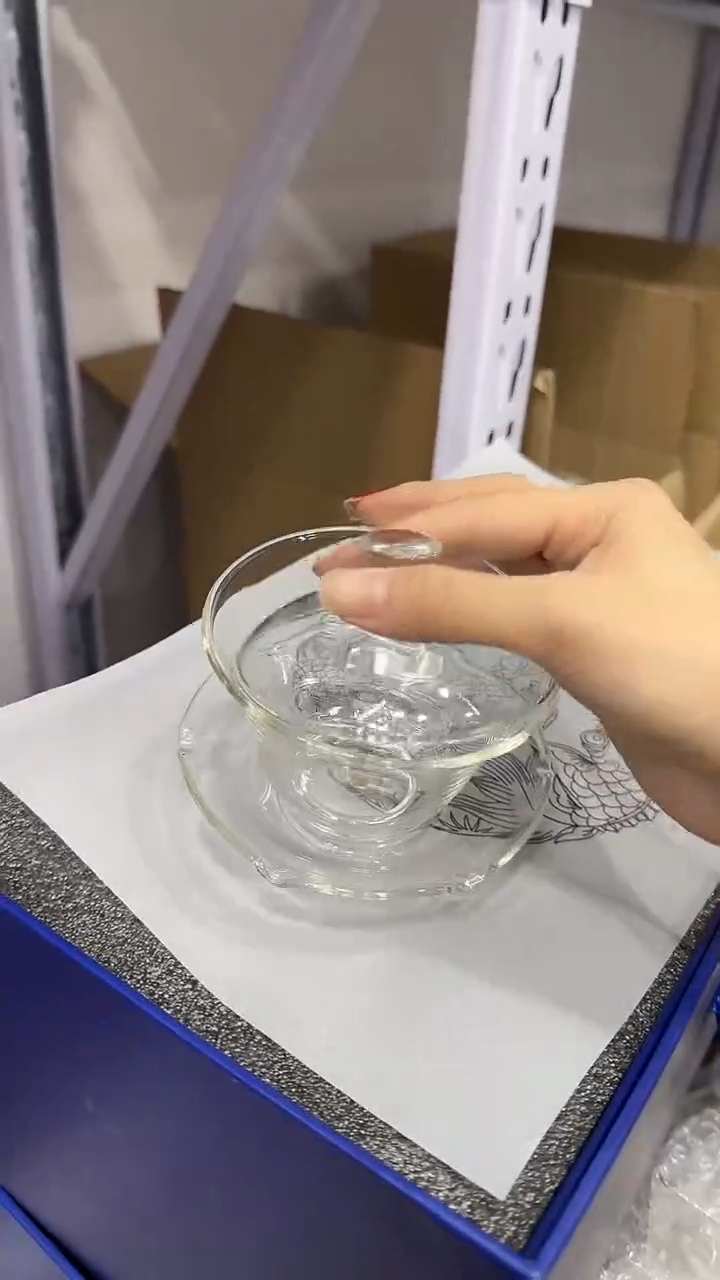 透明盖碗简易包装