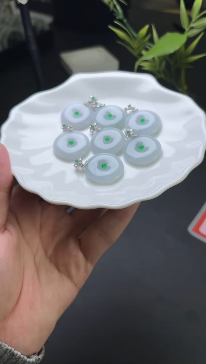 【闪购商品】翡翠挂件银S925镶嵌多样性发一件CH16