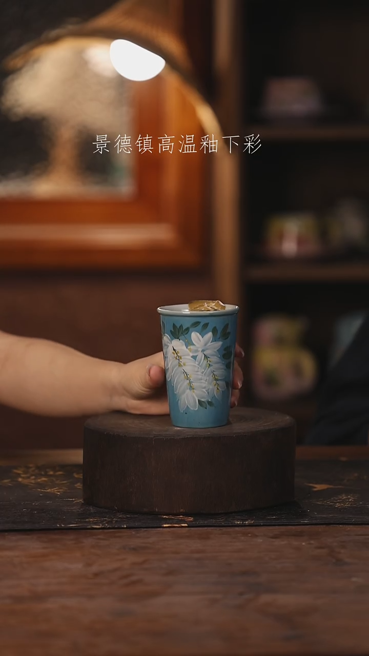 陶瓷景德镇高温釉下手绘陶瓷389