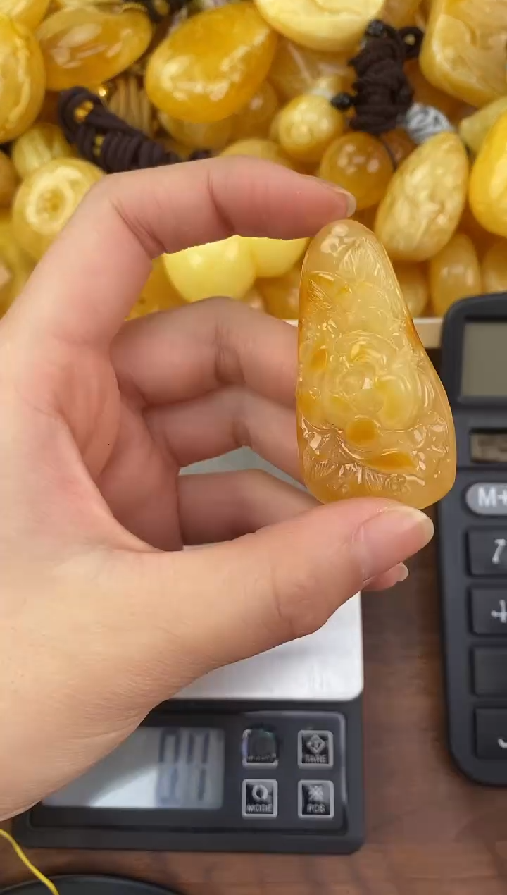 裸石琥珀未镶嵌天然蜜蜡琥珀