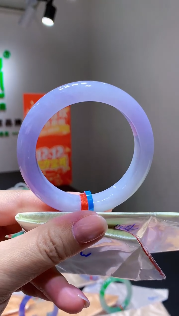 未镶嵌手镯翡翠k49天然A货缅甸翡翠56.5