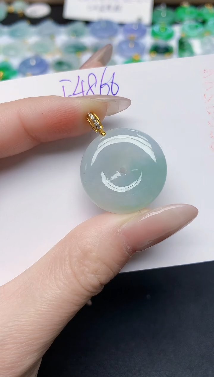 颈饰未镶嵌翡翠天然缅甸A货翡翠百元以上9元证书费自理