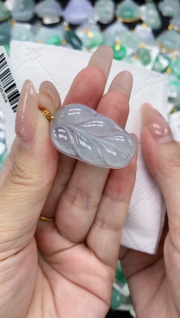 颈饰18K金镶嵌翡翠1111111111