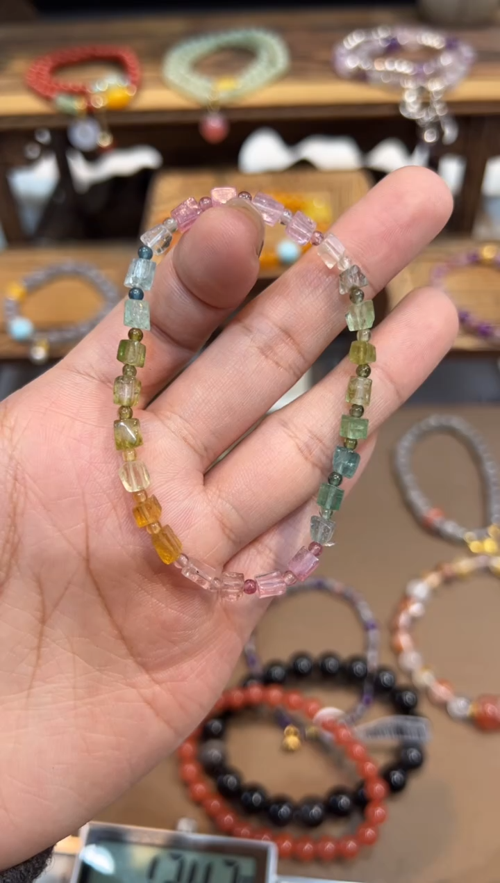 【闪购商品】碧玺手串未镶嵌@@手饰