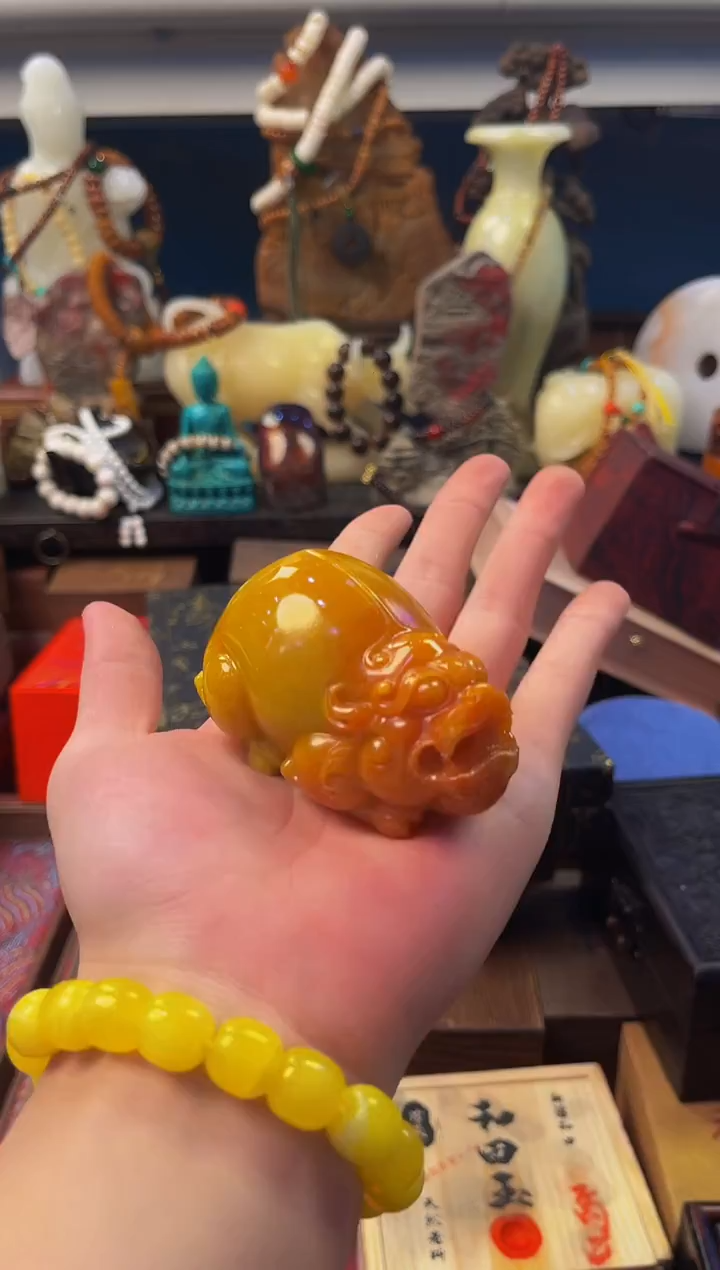 未镶嵌和田玉挂件小熊拖鞋直播精选推荐