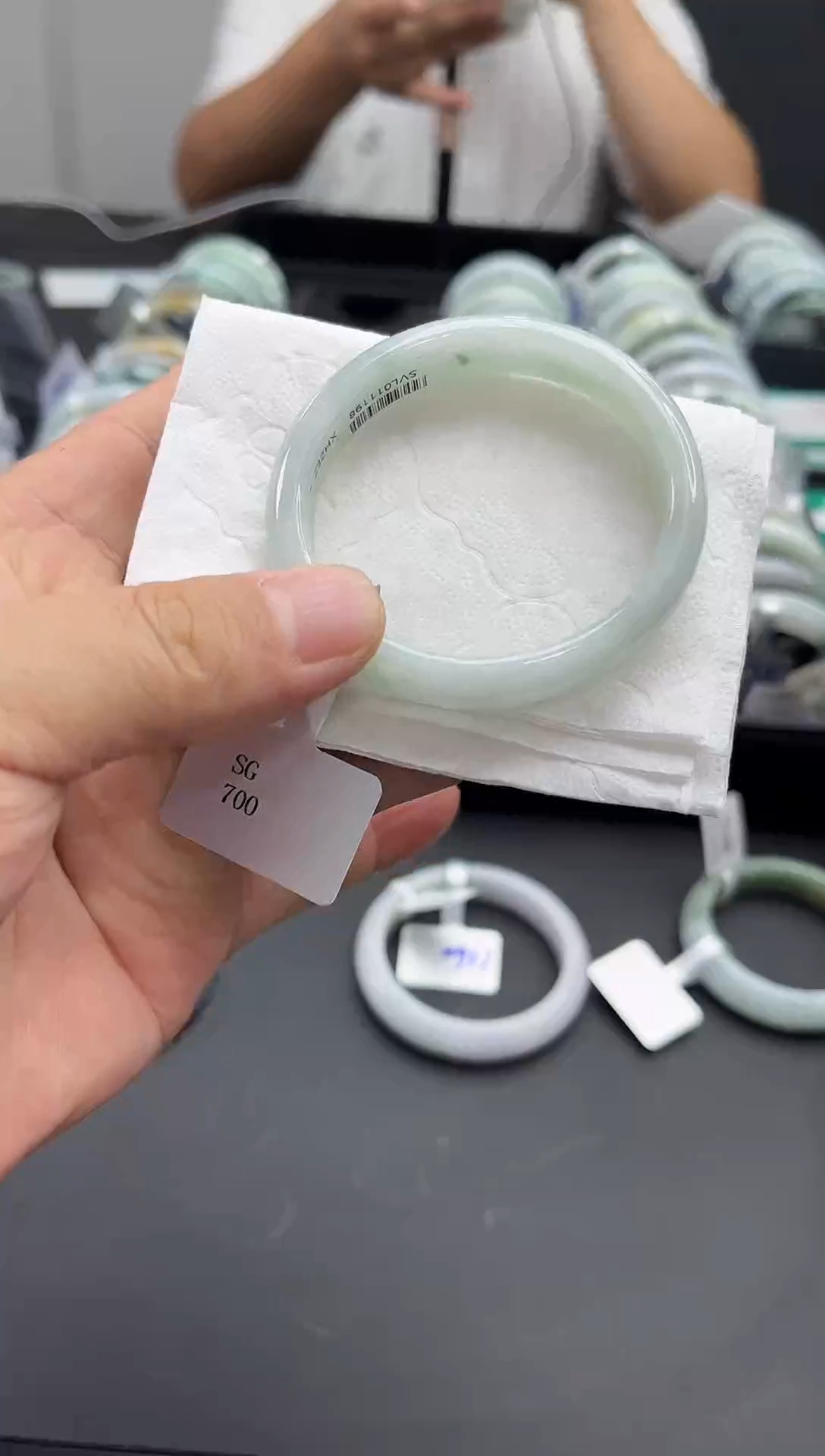 未镶嵌手镯（贵妃镯）翡翠翡翠8   贵妃53