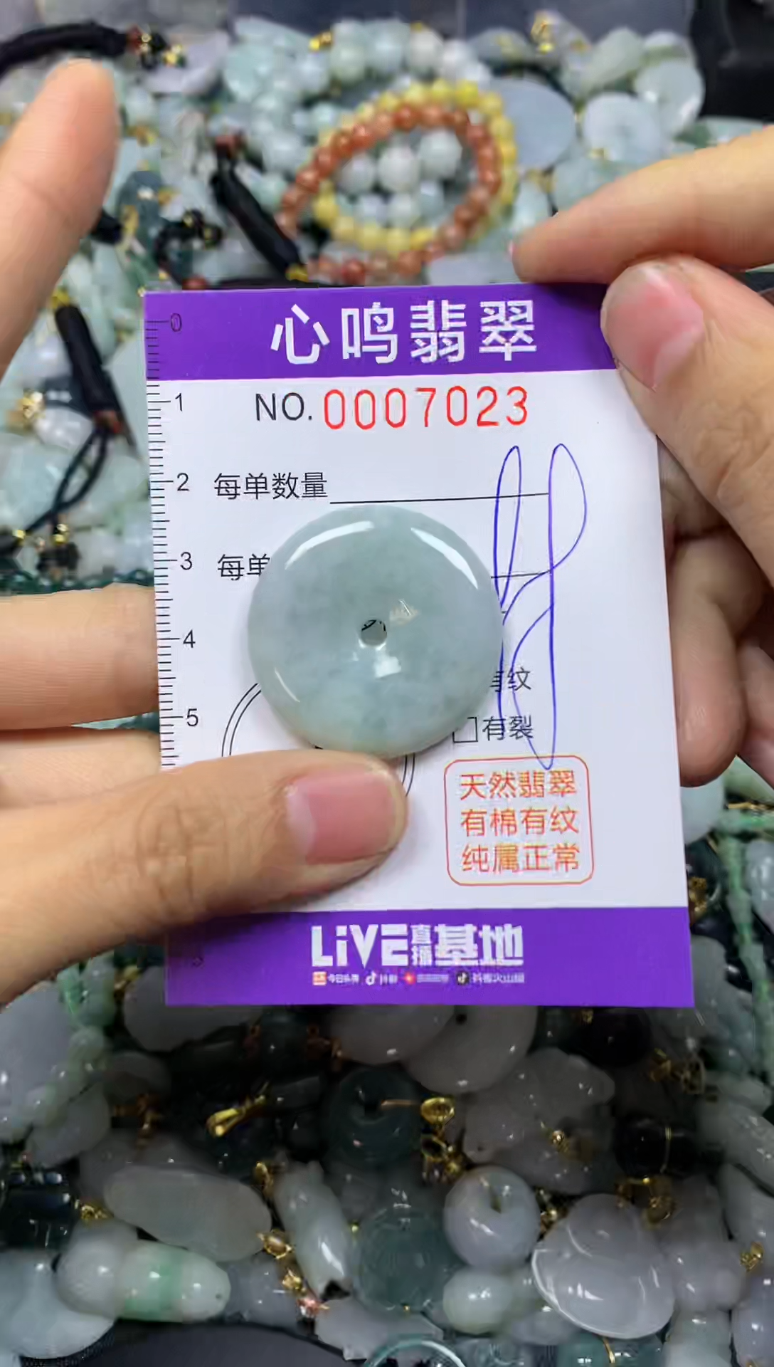 【闪购商品】翡翠颈饰未镶嵌闪购007023