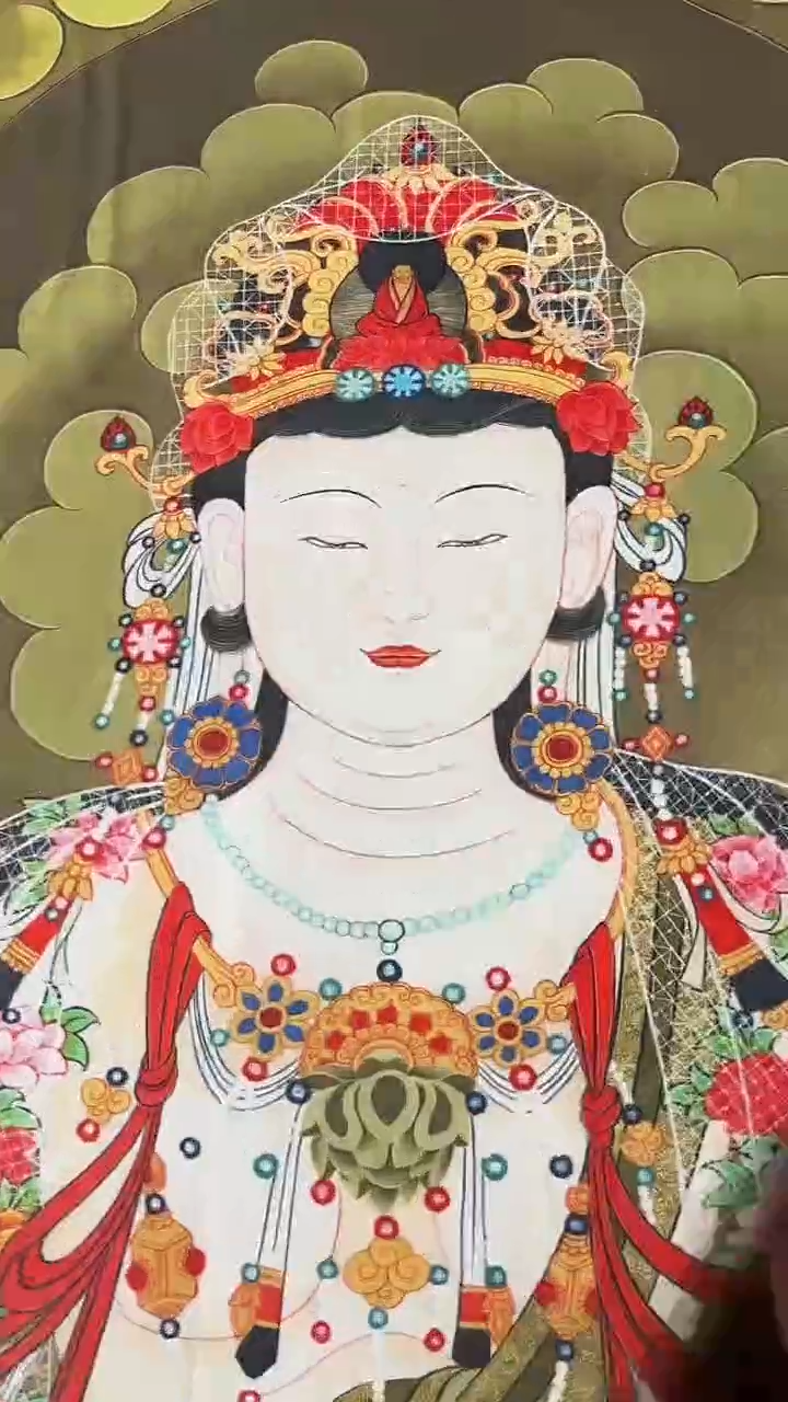 卷轴画藏式珍藏彩绘艺术馆108