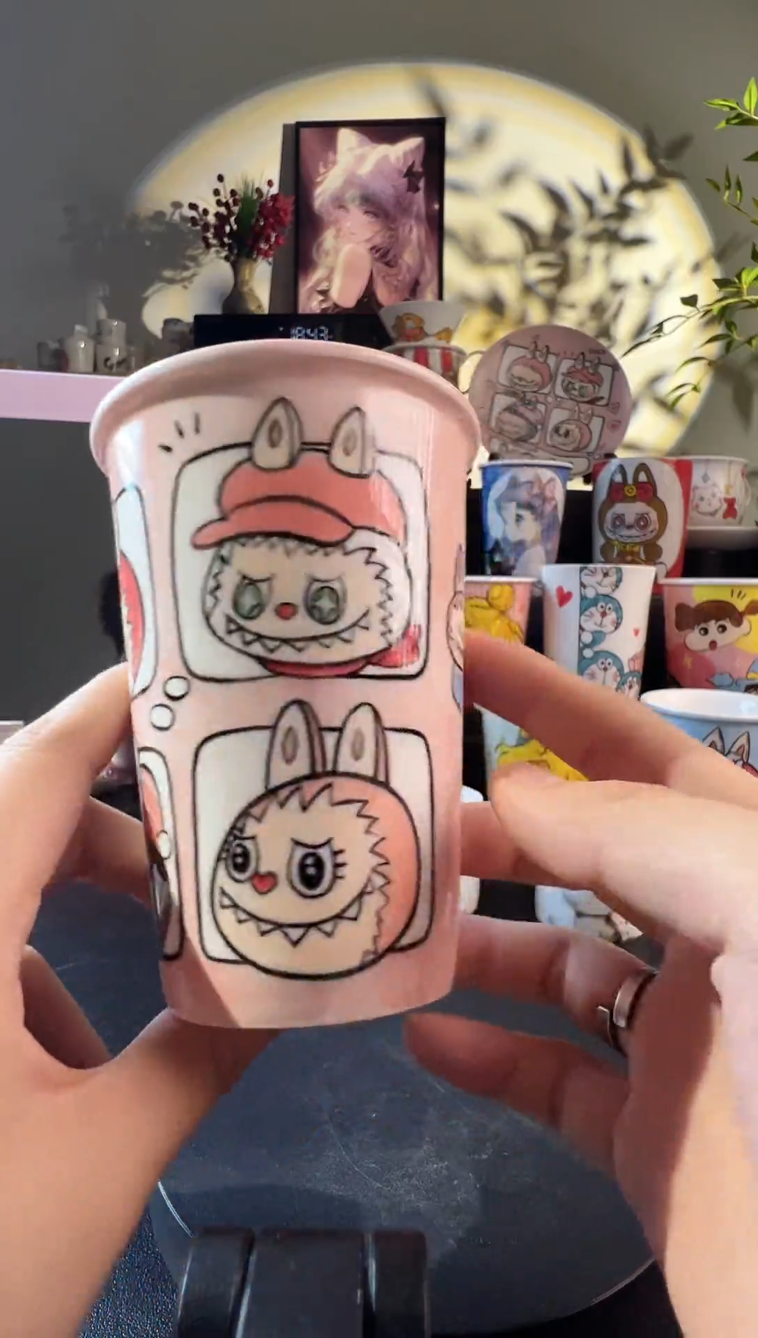 【闪购商品】摆件纯手工手绘陶瓷小杯杯