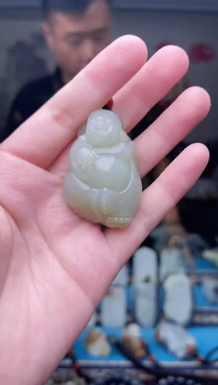 和田玉未镶嵌挂件1