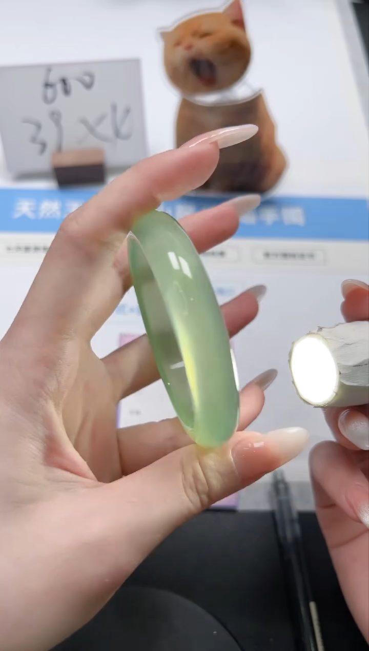 【闪购商品】石英质玉手镯未镶嵌17/晴水55.5