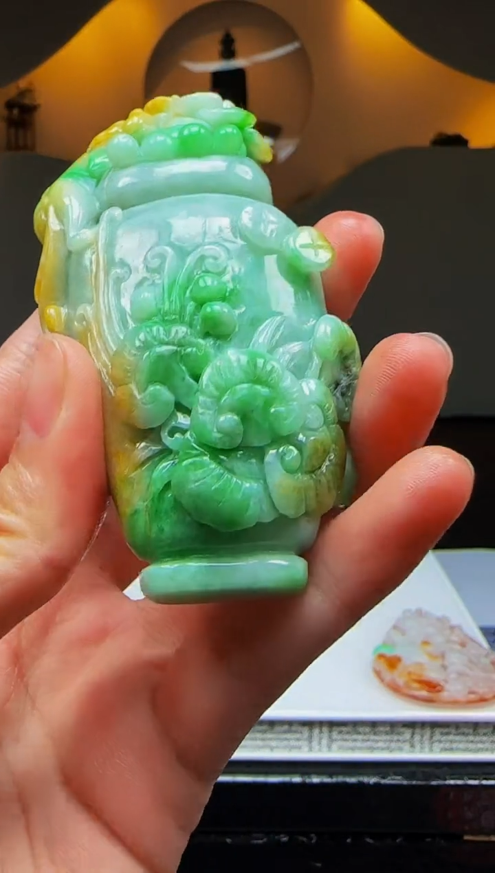 【闪购商品】定制翡翠未镶嵌Q04384翡翠毛货2