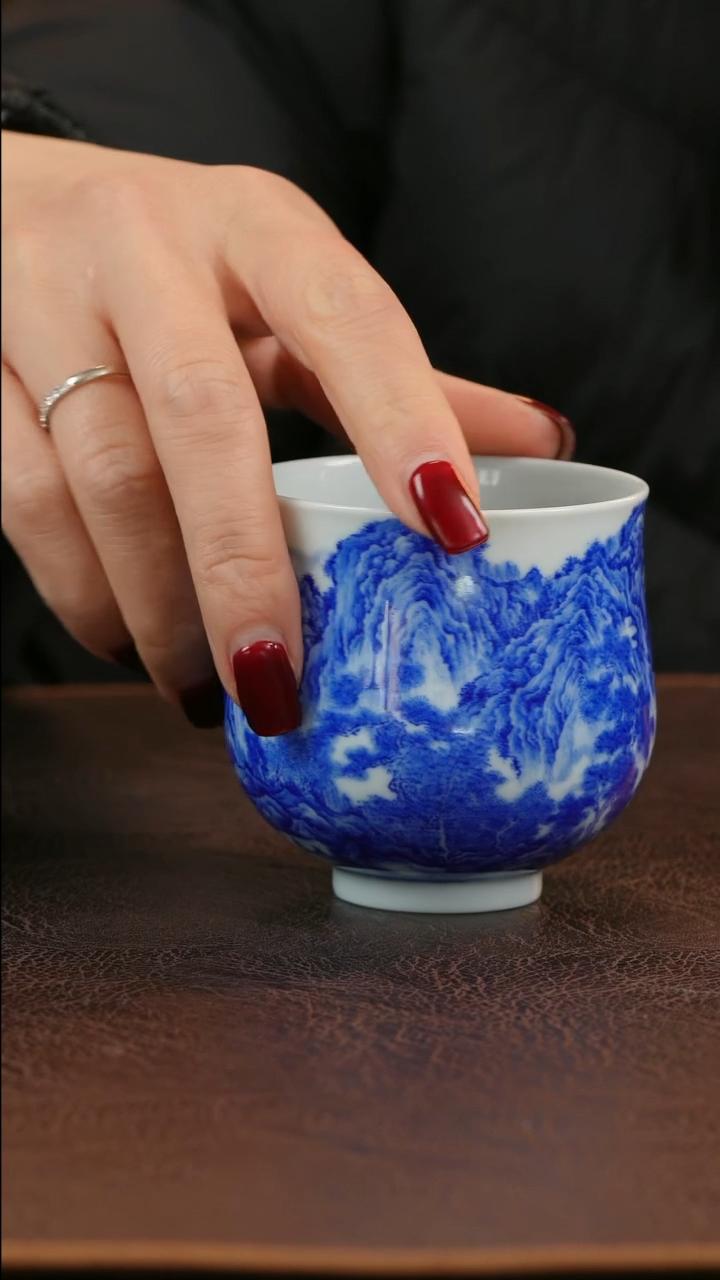 【闪购商品】青山赋秋云山水主人杯