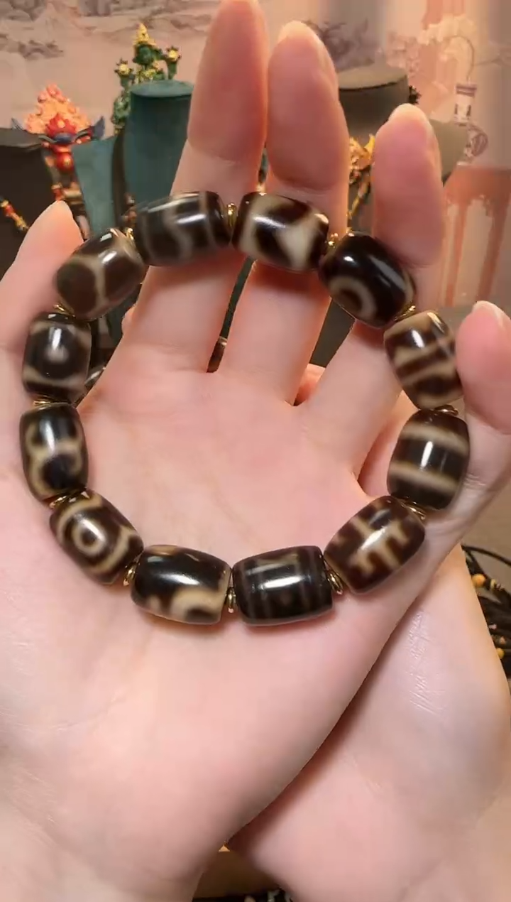 【闪购商品】玛瑙手链银S925镶嵌多宝