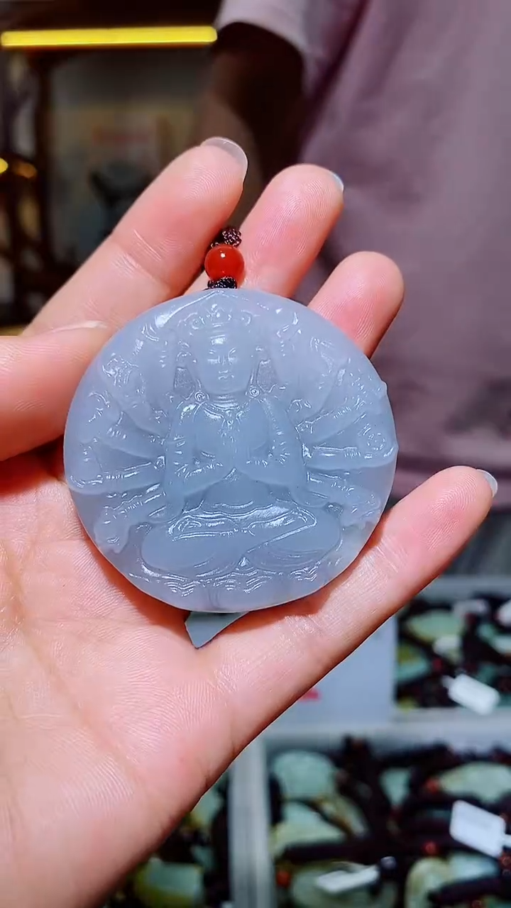 和田玉未镶嵌挂件1