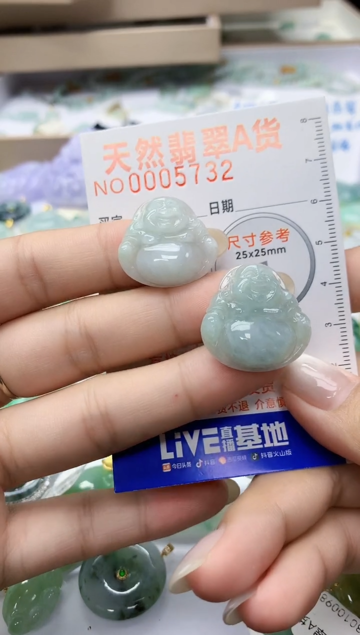 颈饰未镶嵌翡翠天然翡翠A货