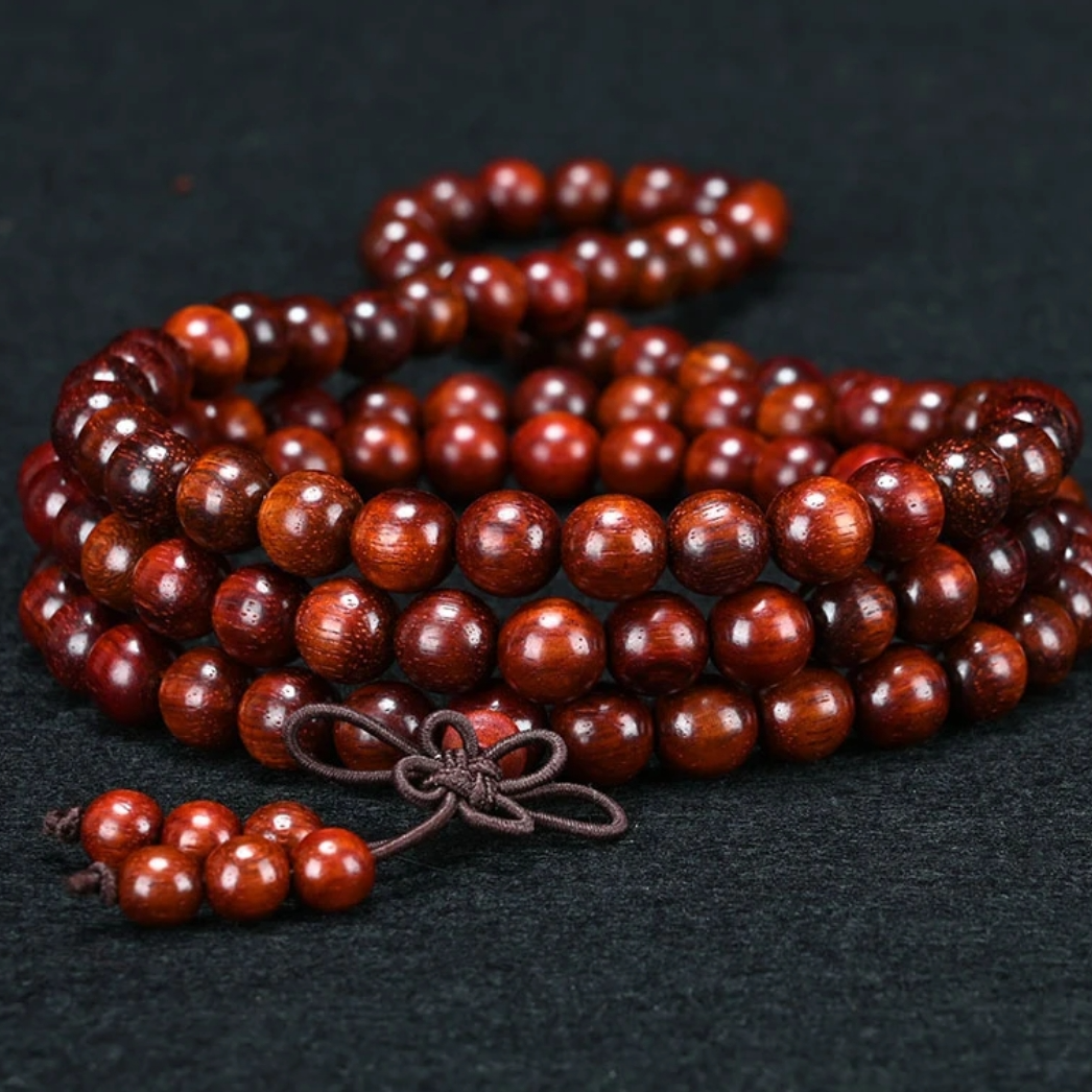 32255-血檀木108颗-无礼盒
