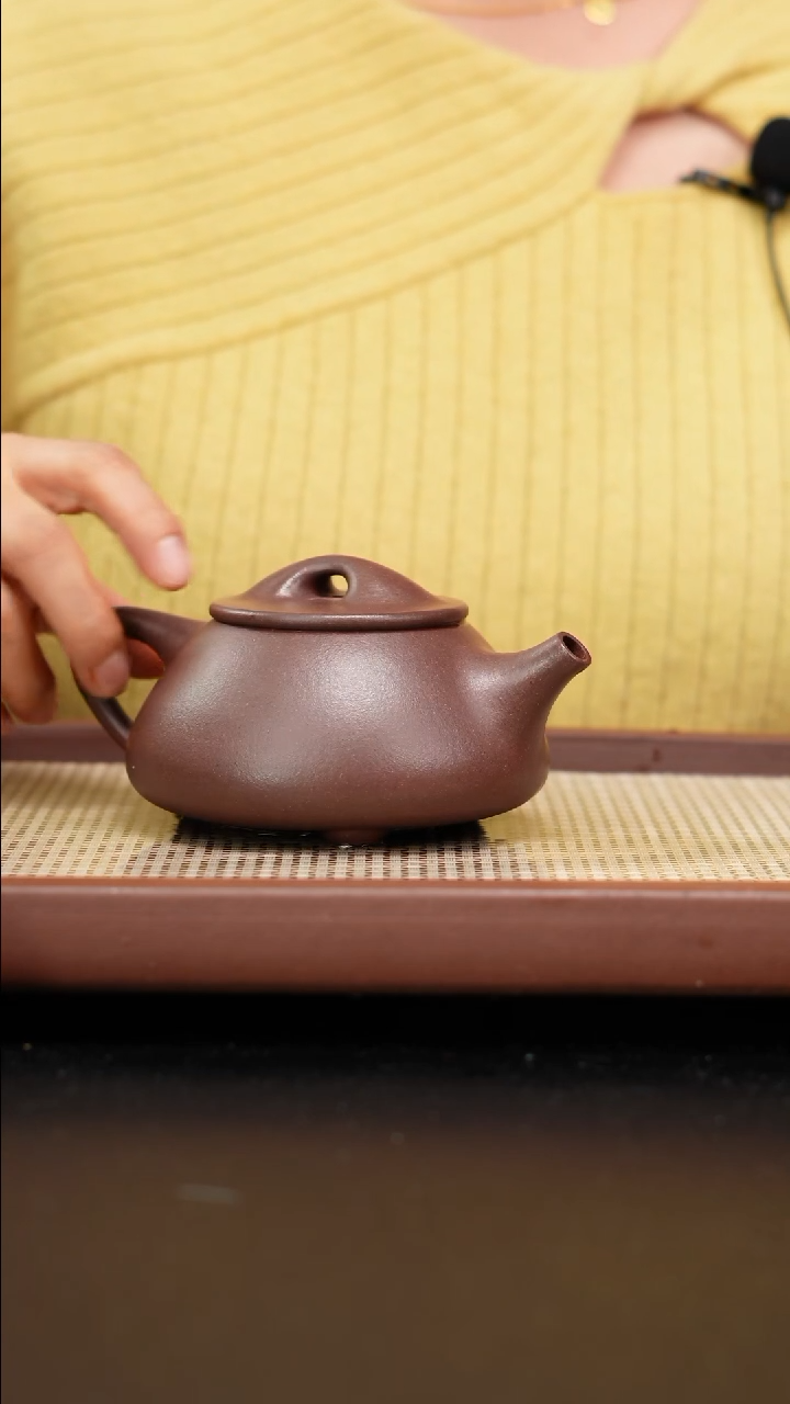 【闪购商品】紫砂茶壶全手工底曹清景舟石瓢260