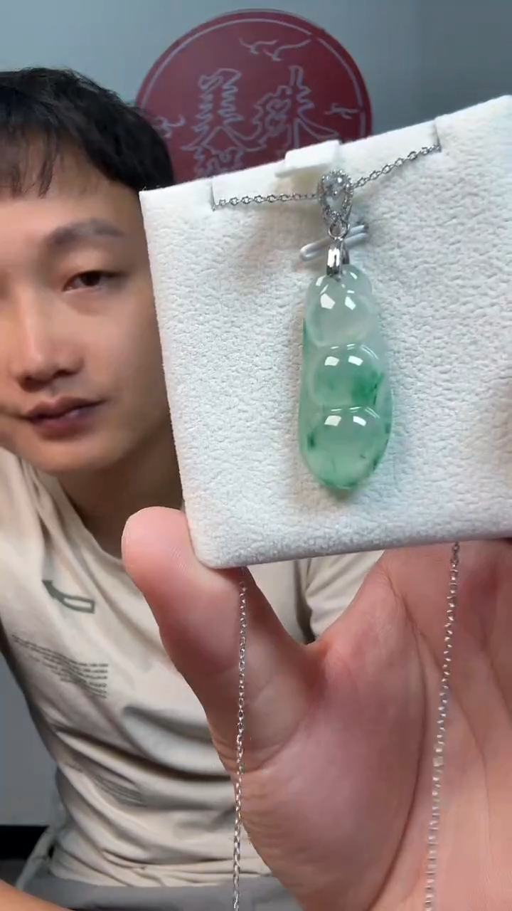 颈饰合金石英质玉2121天然珠宝豆子带链子多样性发一个