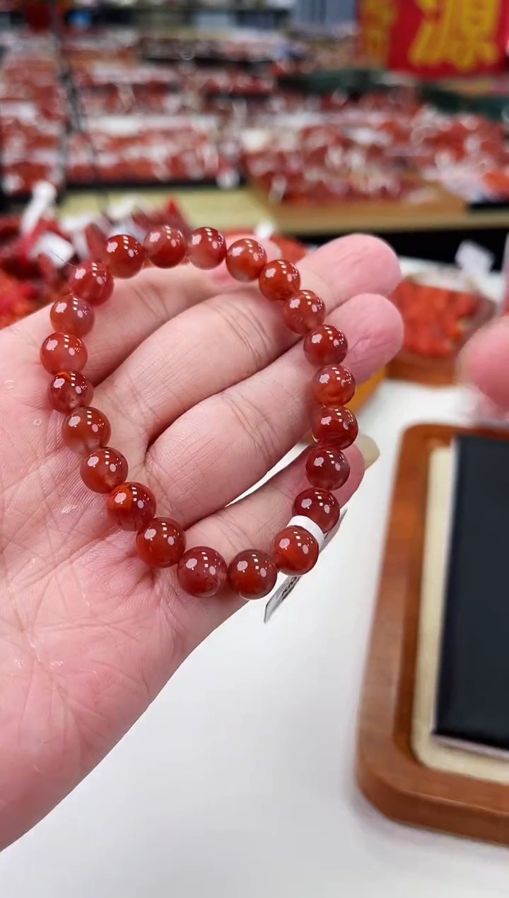 【闪购商品】南红玛瑙瓦西手串8+未镶嵌一个/条