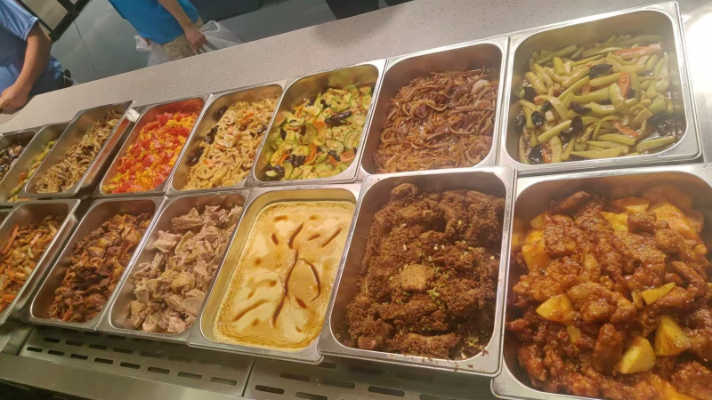 简餐(2荤3素)荤菜素菜随机打包+米饭【出餐时间中午11点，下午5点请在该时间点后选送达