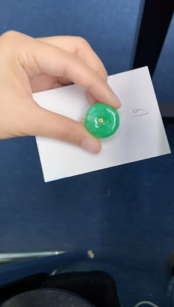 【闪购商品】翡翠颈饰18K金镶嵌000000000