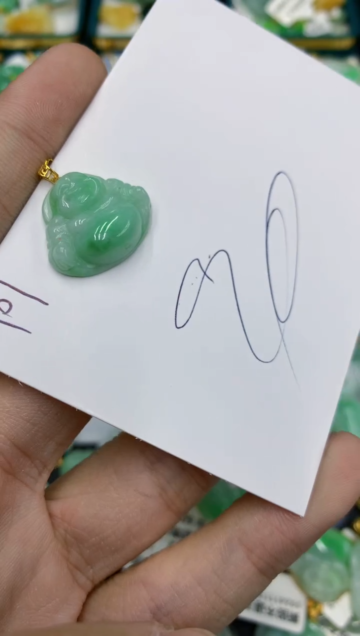 【闪购商品】翡翠颈饰18K金镶嵌11111111111