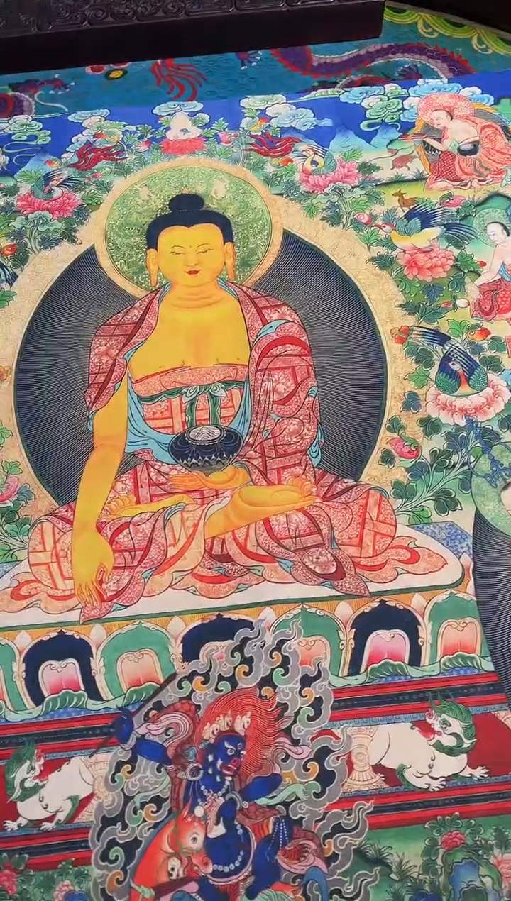 卷轴画天天的唐卡tk160