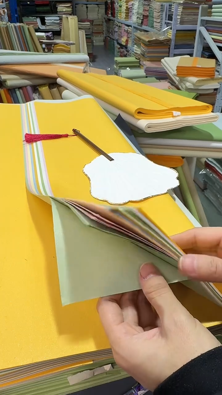 纯手工四尺整张十色50张煮锤珍金