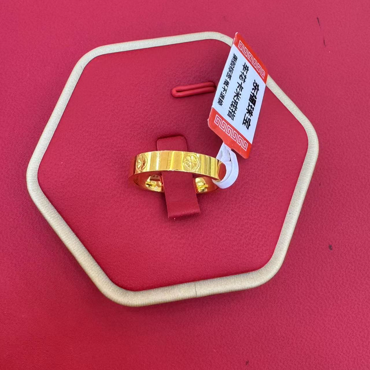 足银戒指 车花卡米戒指气质时尚百搭窄版简约素圈经典卡戒