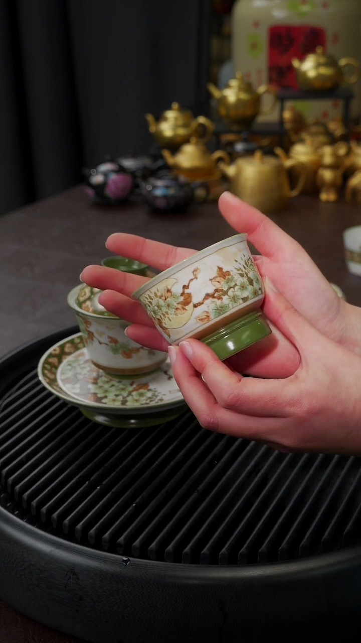 【闪购商品】杯【宜景窑手绘唐三彩】杯子3