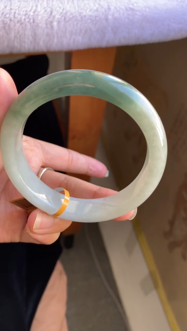 未镶嵌手镯翡翠（王炸福利）厚装冰胶半山水11号