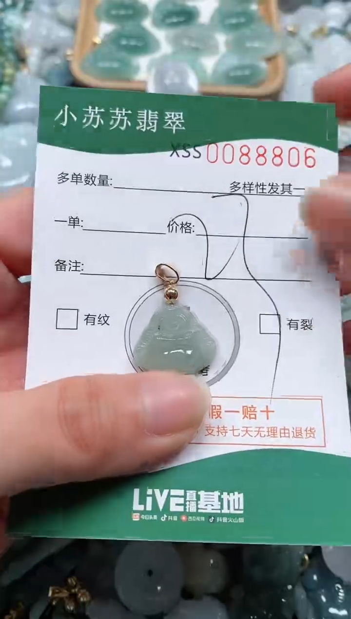 【闪购商品】翡翠颈饰未镶嵌闪购商品0088806