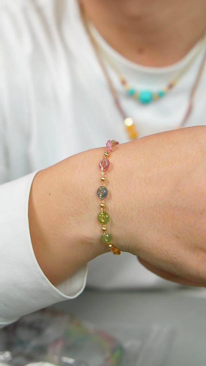 【闪购商品】碧玺手链未镶嵌高货碧玺新年福利GG/1