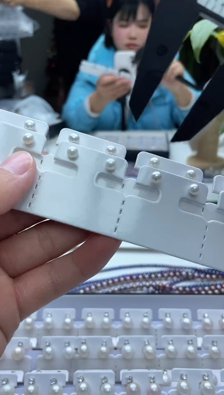 未镶嵌耳饰淡水珍珠5mm灯泡小素钉(多样性发一）